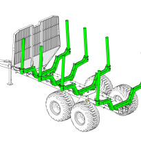 Forwarder type bolsters - FB