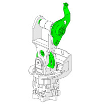 Double brake for rotator - BR2