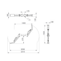 Support legs FD type compact- B1e