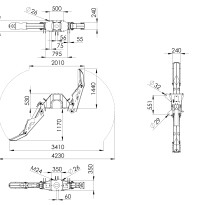 Support legs FD type - B6